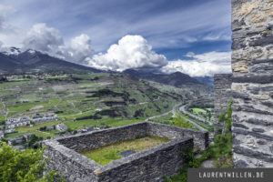 Sion Chateau Tourbillon et lac saint leonard