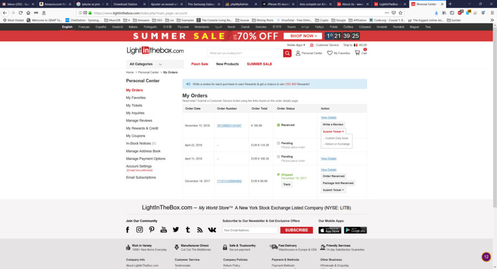 LightInTheBox test avis opinion review